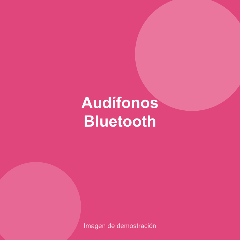 Audífonos Bluetooth