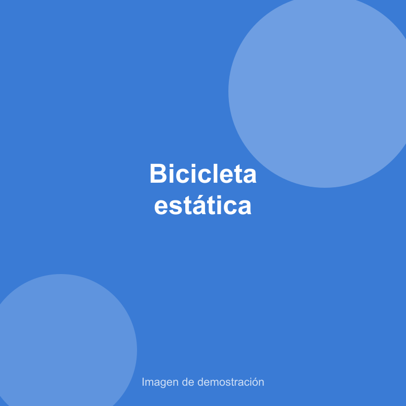 Bicicleta estática